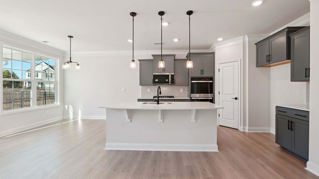 Furnished interior view inside a new home in Laurelbrook, Sherrills Ford (Image 2). Furnished interior view inside a new home in Laurelbrook, Sherrills Ford (Image 2).