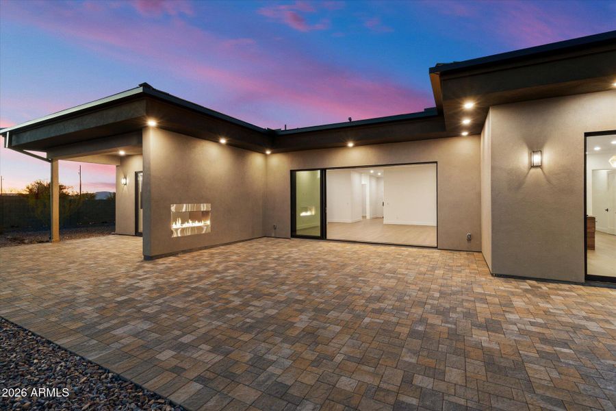 Expansive Patio w Large Paver Deck