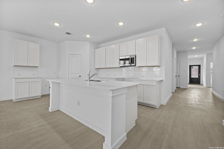 Furnished interior view inside a new home in Voss Farms, New Braunfels (Image 4).