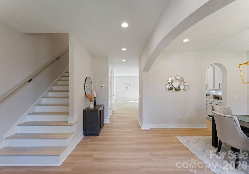 Furnished interior view inside a new home in , Mooresville (Image 35).