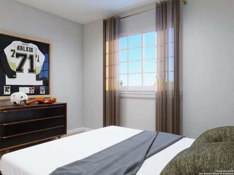 Furnished interior view inside a new home in Melissa Ranch, San Antonio (Image 18).