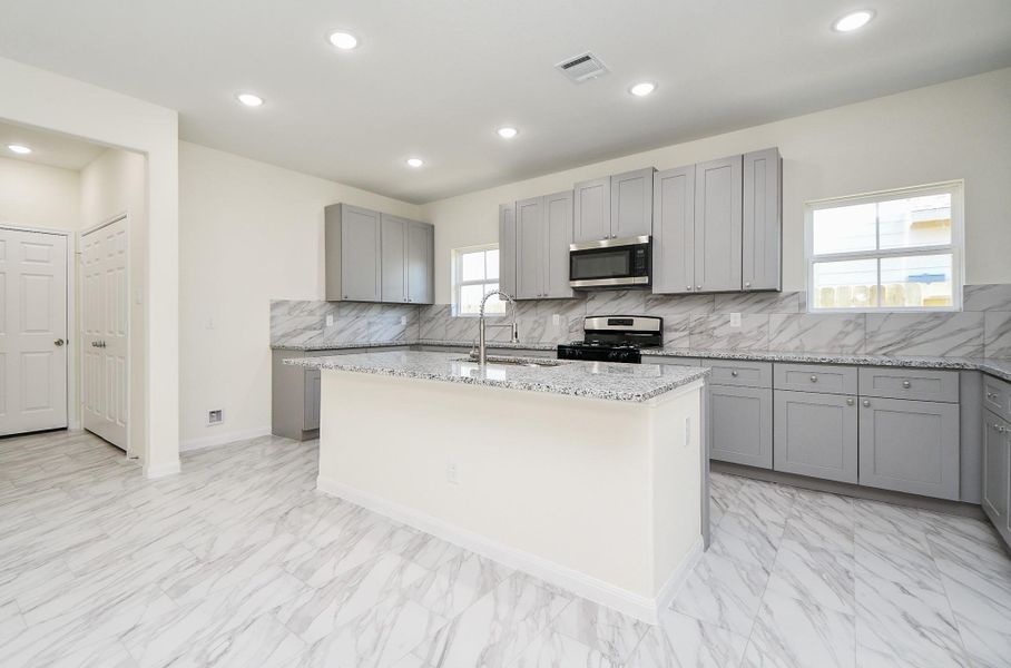 Furnished interior view inside a new home in , Houston (Image 10). Furnished interior view inside a new home in , Houston (Image 10).