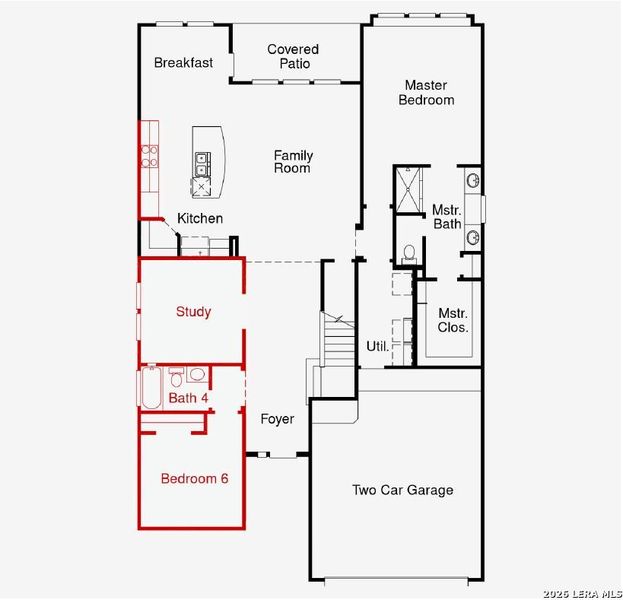 2D floor plan layout of this home in Nopal Valley, San Antonio, TX (Image 3). 2D floor plan layout of this home in Nopal Valley, San Antonio, TX (Image 3).