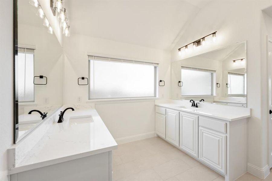 Furnished interior view inside a new home in Villages of Hurricane Creek, Anna (Image 6).