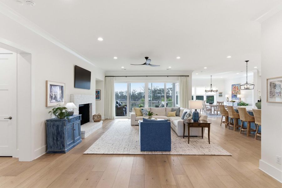 Furnished interior view inside a new home in , Mount Pleasant (Image 19).