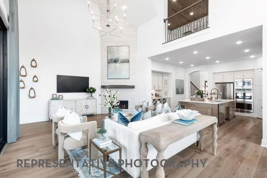 Furnished interior view inside a new home in Cross Creek West, Fulshear (Image 41).