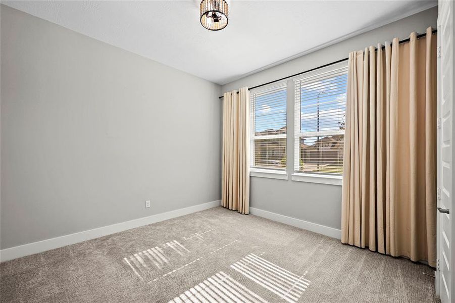 Secondary bedroom located in the front of the home