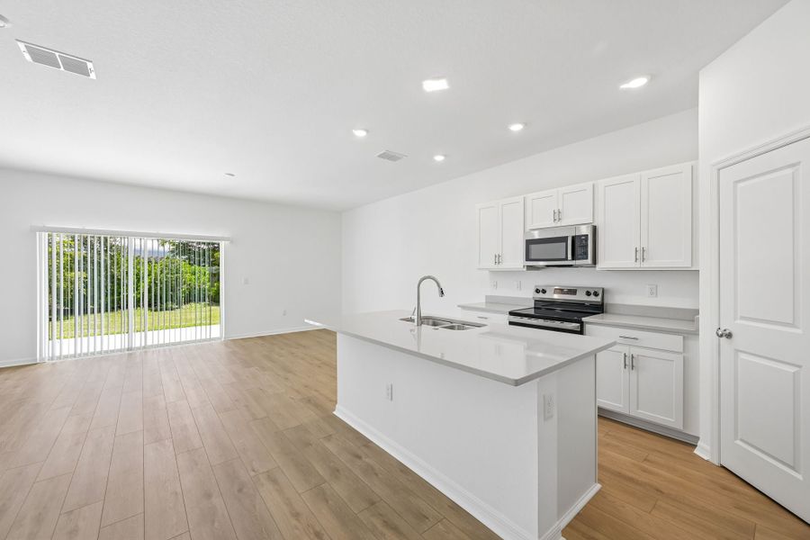 Furnished interior view inside a new home in The Towns at Tiburon, Nokomis (Image 3).