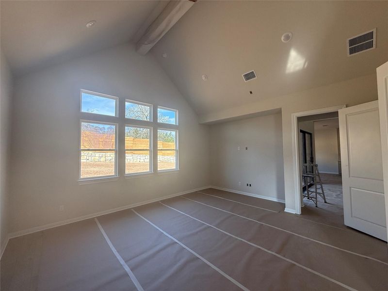 In-progress construction of a new home in Provence, Austin, TX (Image 21).