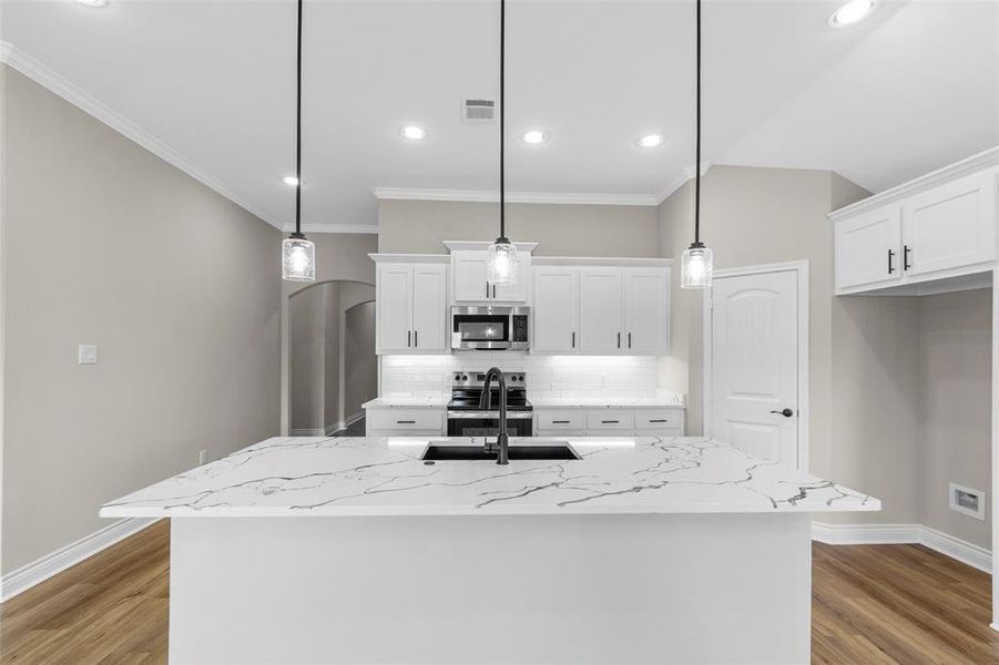 Furnished interior view inside a new home in , Greenville (Image 12). Furnished interior view inside a new home in , Greenville (Image 12).