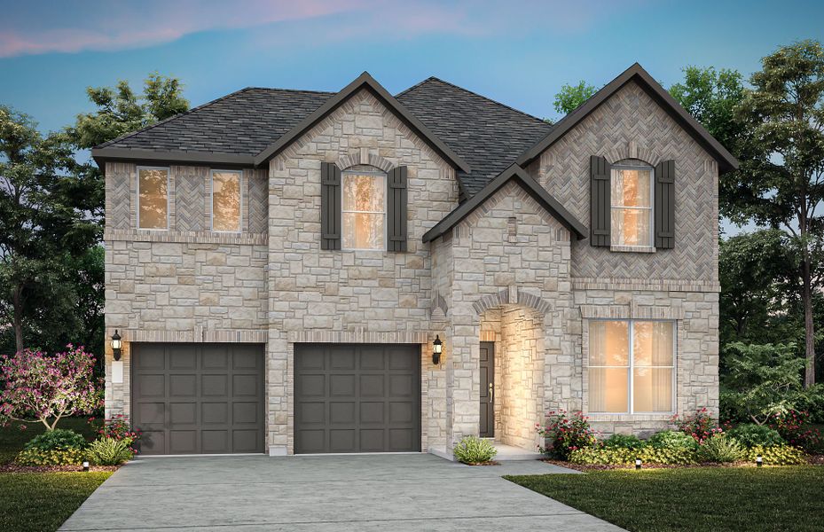 Representative exterior photo of a completed home built from the Palisade by Pulte Homes in Anna Town Square, Anna, TX (Image 24).