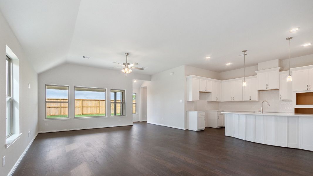 Furnished interior view inside a new home in Oakwood Estates, Waller (Image 5). Furnished interior view inside a new home in Oakwood Estates, Waller (Image 5).