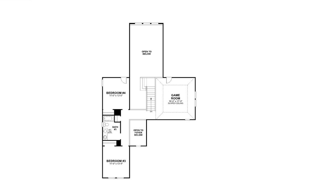 2D floor plan layout of this home in Chaparral Park, Oak Point, TX (Image 2). 2D floor plan layout of this home in Chaparral Park, Oak Point, TX (Image 2).
