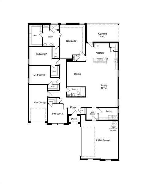 D.R. Horton's Garden Valley Floorplan - All Home and community information, including pricing, included features, terms, availability and amenities, are subject to change at any time without notice or obligation. All Drawings, pictures, photographs, video, square footages, floor plans, elevations, features, colors and sizes are approximate for illustration purposes only and will vary from the homes as built.