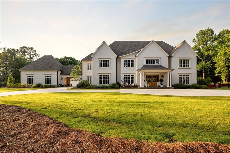Front exterior of a new home in , Canton, GA, highlighting curb appeal (Image 24). Front exterior of a new home in , Canton, GA, highlighting curb appeal (Image 24).