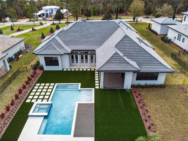 Exterior details and patio area of a home in , Montverde (Image 2). Exterior details and patio area of a home in , Montverde (Image 2).