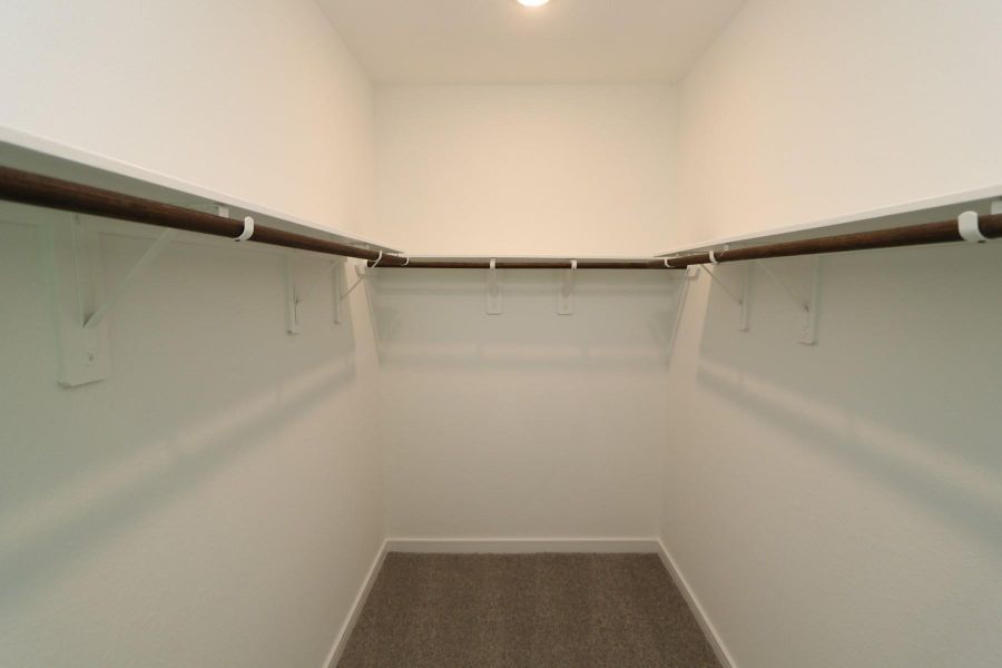 Huge primary walk-in closet