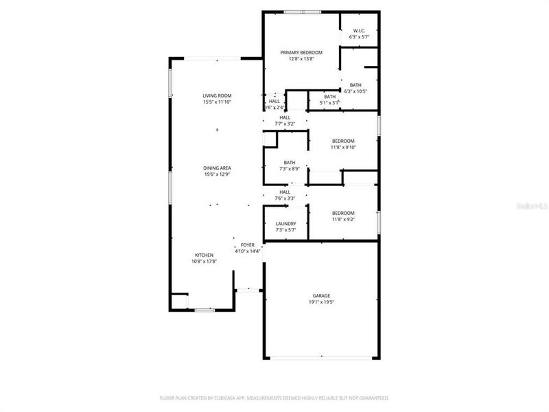 2D floor plan layout of this home in , Port Charlotte, FL (Image 5).