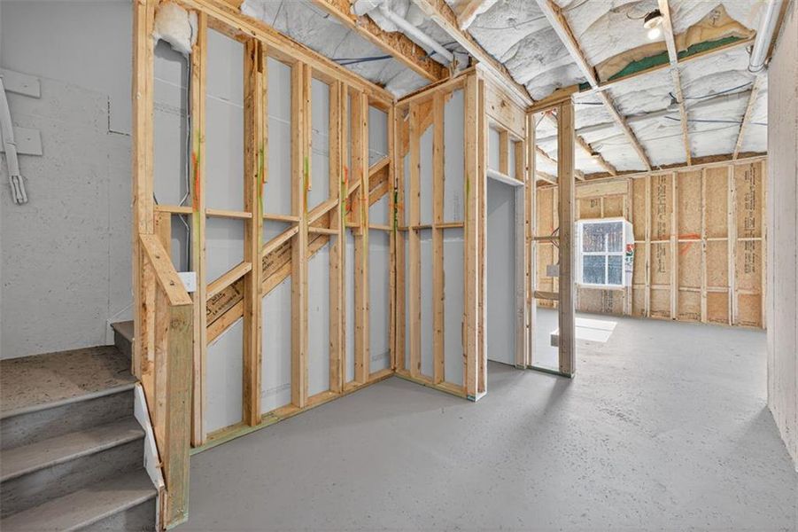 In-progress construction of a new home in Kingston Park, Kingston, GA (Image 38).