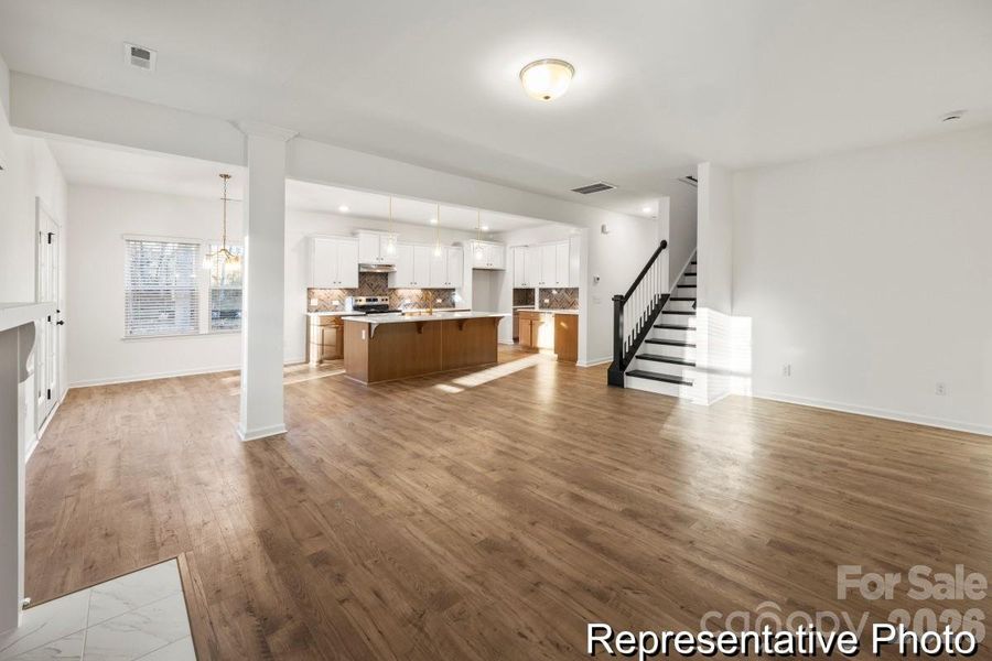 Furnished interior view inside a new home in Morrow Brook, Albemarle (Image 13).