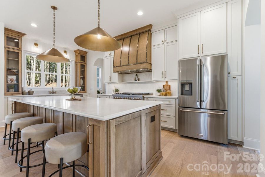 Custom Kitchen w/ Marble Countertops Custom Kitchen w/ Marble Countertops