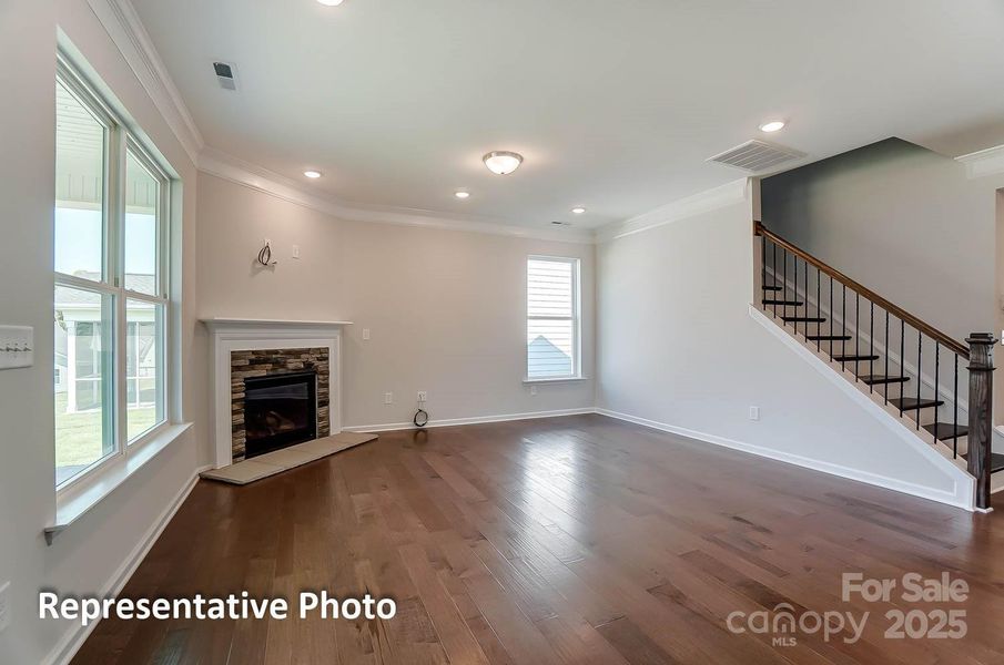 Spacious, unfurnished interior of a new home in Villas at Prestwick, Mooresville (Image 16).