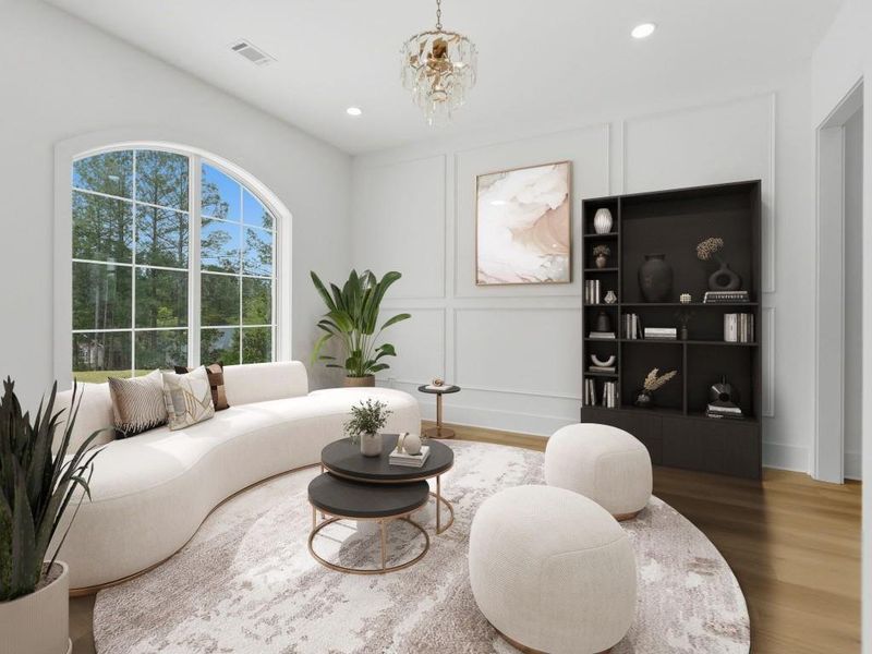 Furnished interior view inside a new home in , Canton (Image 10).