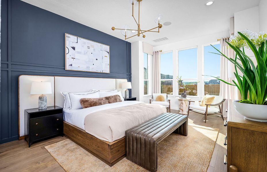 Representative furnished interior of a home built from the Cuney by Pulte Homes in Corley Farms, Boerne (Image 12).