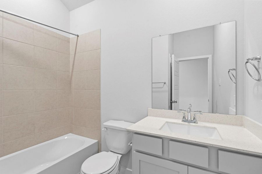 Furnished interior view inside a new home in Sienna 45', 50', Missouri City (Image 6).
