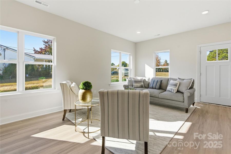 Furnished interior view inside a new home in , Fort Mill (Image 11). Furnished interior view inside a new home in , Fort Mill (Image 11).