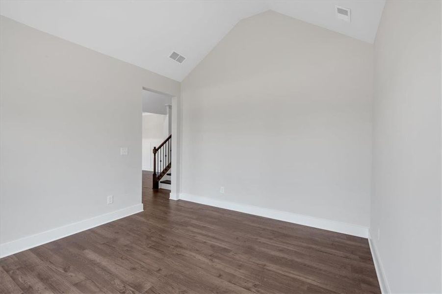 Spacious, unfurnished interior of a new home in Springside Reserve, Powder Springs (Image 22). Spacious, unfurnished interior of a new home in Springside Reserve, Powder Springs (Image 22).