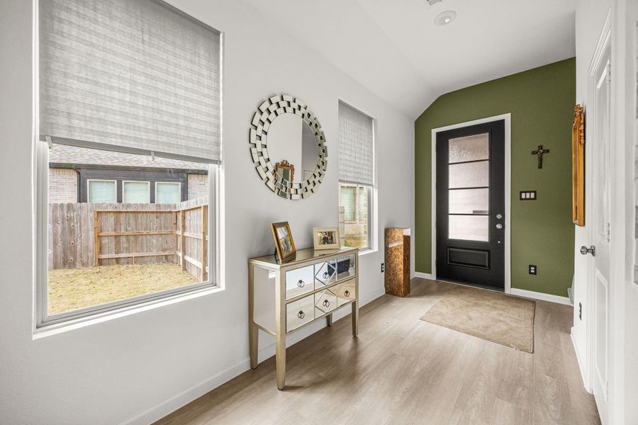 Furnished interior view inside a new home in Artavia: Avante Collection, Conroe (Image 7).