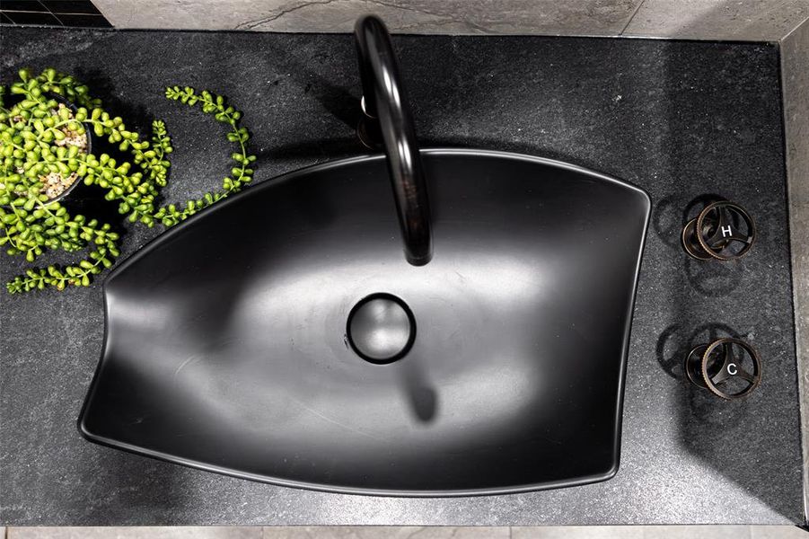 Close-up of interior finishes inside a home in , Dallas (Image 18).