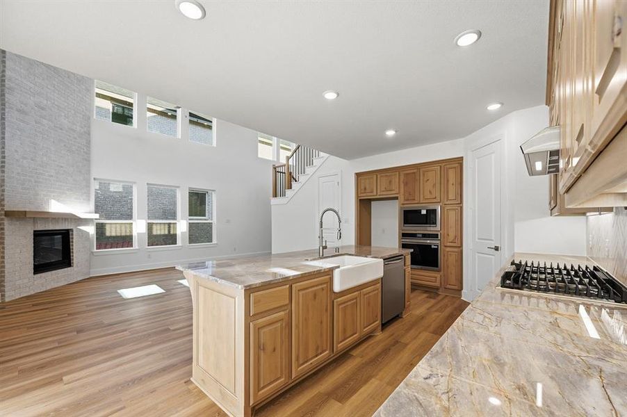 Furnished interior view inside a new home in Aster Park, McKinney (Image 6).