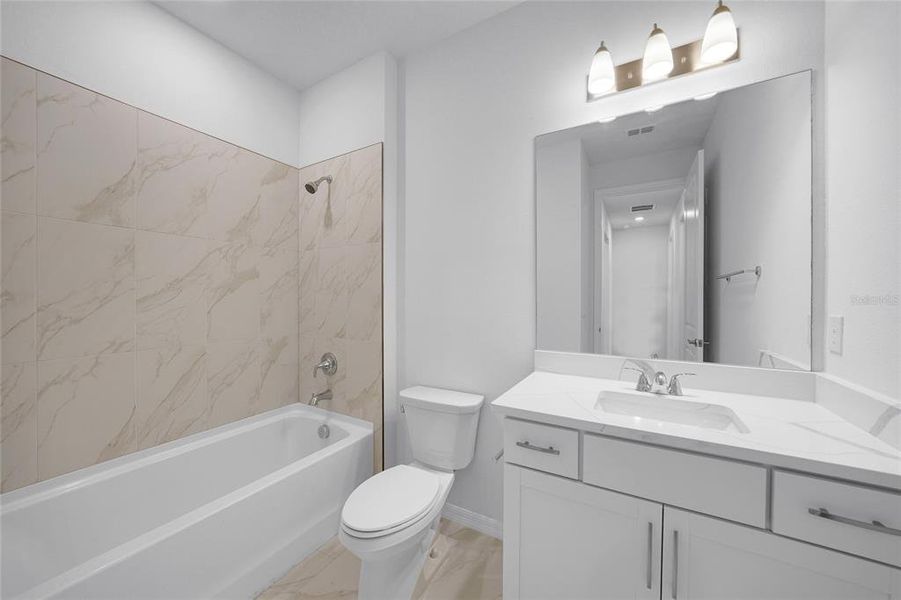 Furnished interior view inside a new home in Turnleaf, Punta Gorda (Image 12).