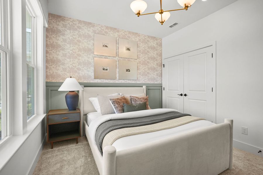 Representative furnished interior of a home built from the Palmary by Del Webb in Del Webb Carolina Ridge, Midland (Image 22).