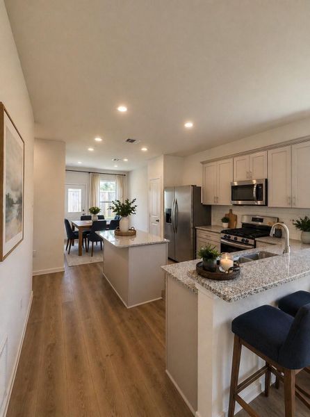 Furnished interior view inside a new home in Windcress, Cove (Image 5).