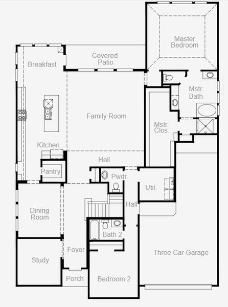Image 29 representing the Hallsburg - Estate Series by Coventry Homes in Wolf Ranch 71', Georgetown, TX. Image 29 representing the Hallsburg - Estate Series by Coventry Homes in Wolf Ranch 71', Georgetown, TX.