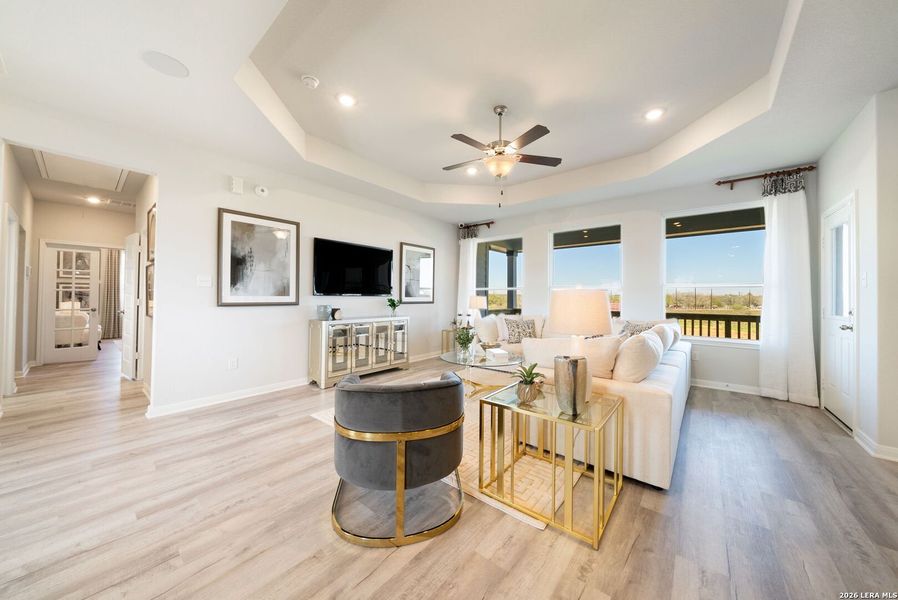 Furnished interior view inside a new home in Alamo Estates, San Antonio (Image 25).