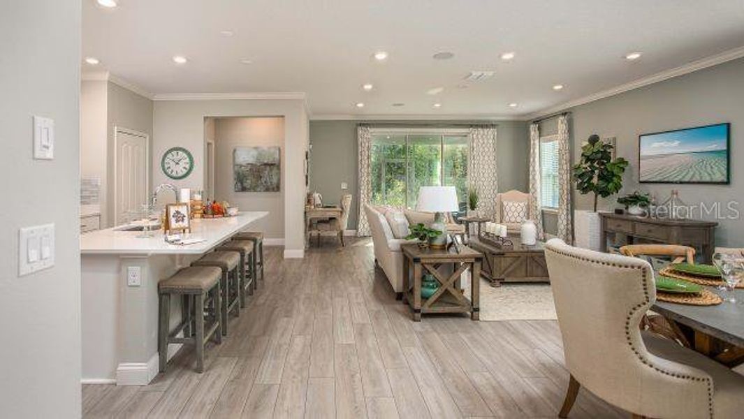 Furnished interior view inside a new home in Villa Pass, Mascotte (Image 16).