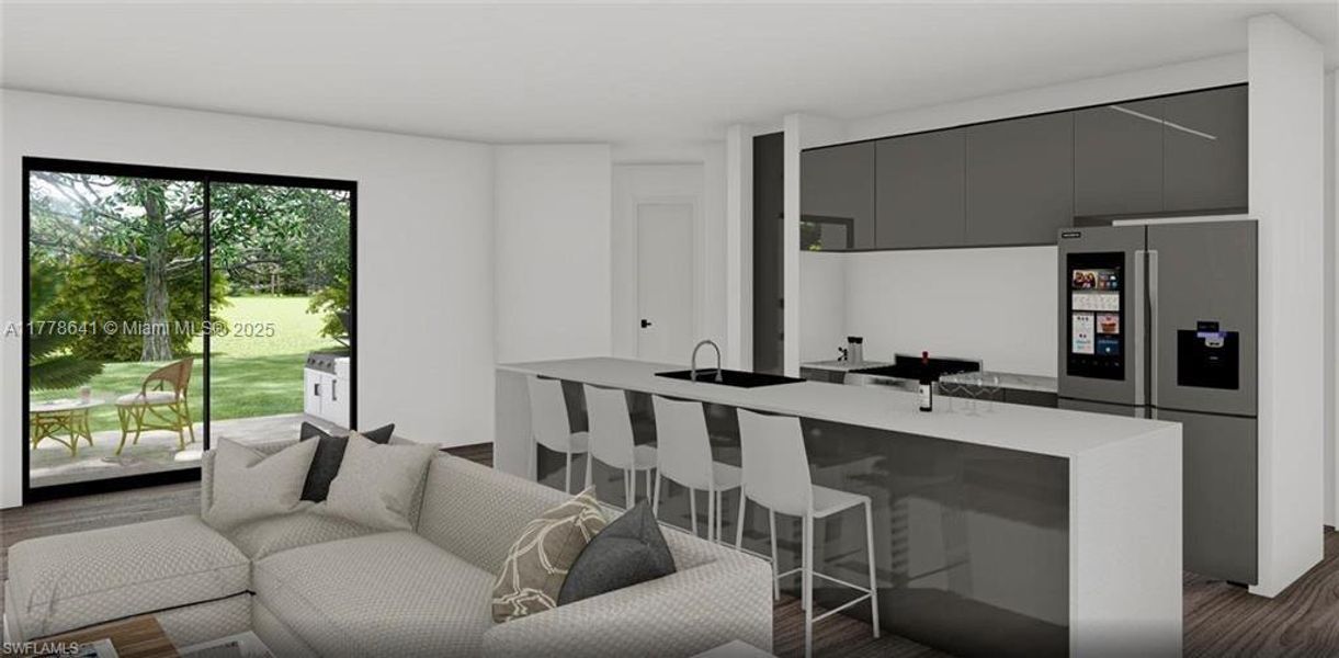 Furnished interior view inside a new home in , Lehigh Acres (Image 6).