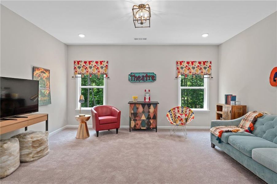 Furnished interior view inside a new home in , Cumming (Image 47).