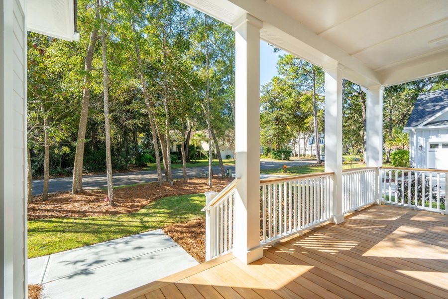 Exterior details and patio area of a home in , Johns Island (Image 38).