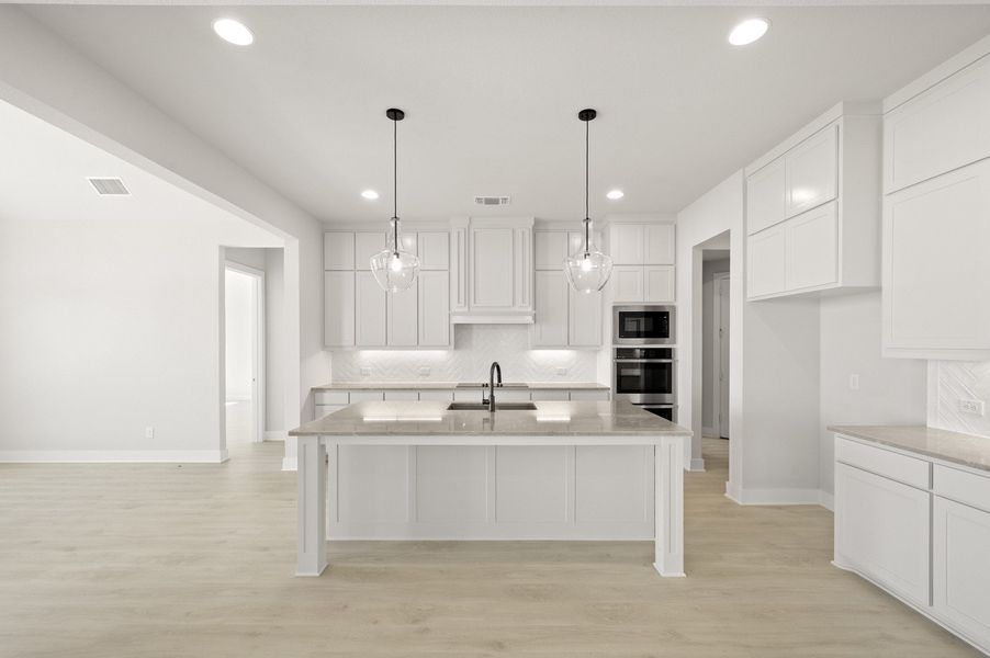 Furnished interior view inside a new home in Byrum Ranch - 1 Acre Lots, Maypearl (Image 7).