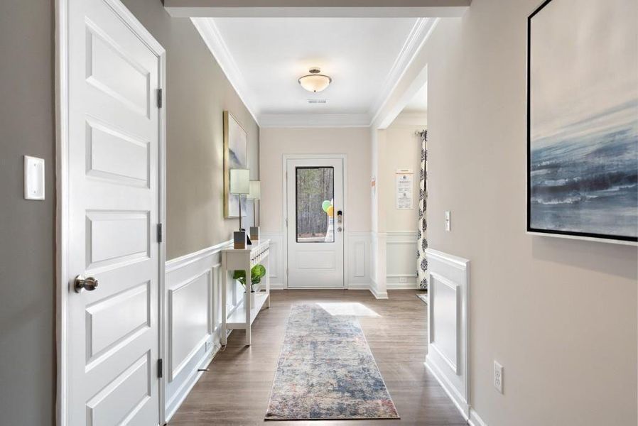 Furnished interior view inside a new home in Jones Ridge, Dallas (Image 19).