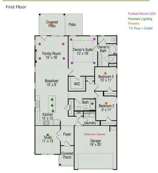 2D floor plan layout of this home in Stratford Station, Lebanon, TN (Image 4). 2D floor plan layout of this home in Stratford Station, Lebanon, TN (Image 4).