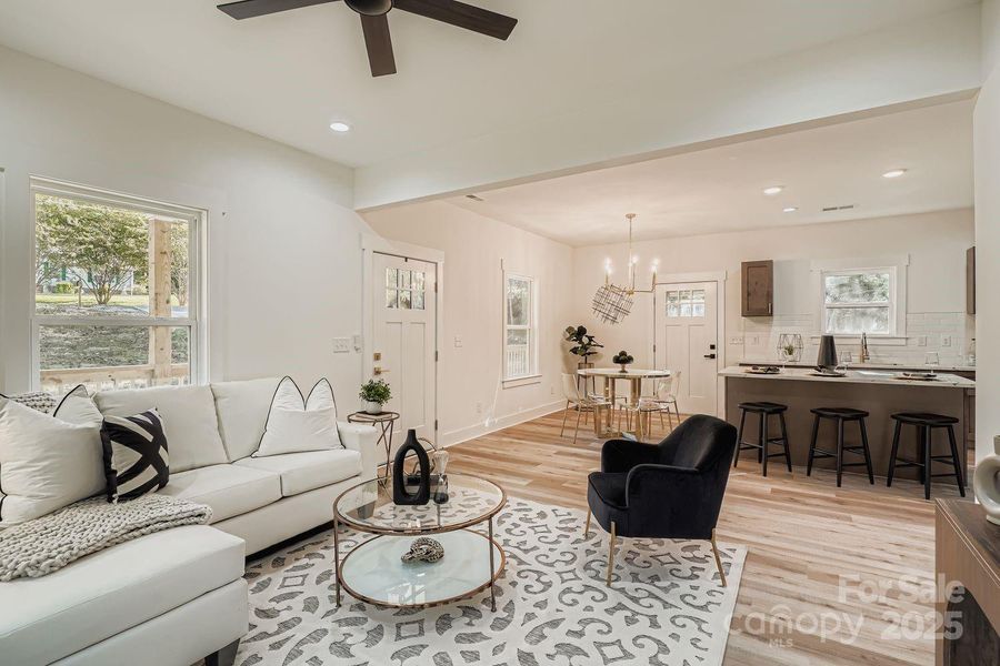 Furnished interior view inside a new home in , Gaston (Image 14). Furnished interior view inside a new home in , Gaston (Image 14).