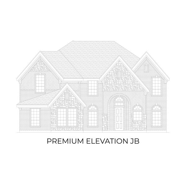 Representative rendering of the exterior for the Stonebriar 2FSW (w/Media) by First Texas Homes (Image 2). Representative rendering of the exterior for the Stonebriar 2FSW (w/Media) by First Texas Homes (Image 2).