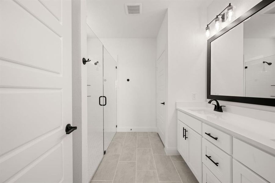Furnished interior view inside a new home in MidTowne, Midlothian (Image 11).