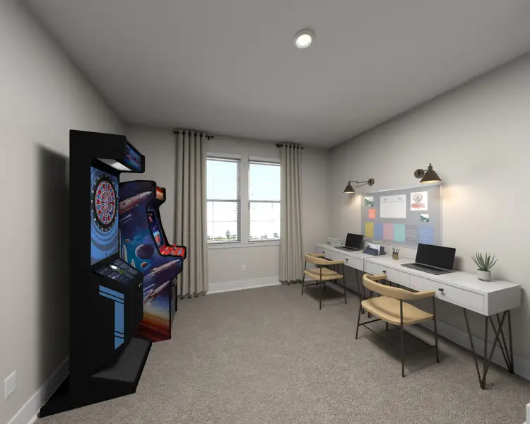 Furnished interior view inside a new home in Avalon Place - Signature Series, Durham (Image 5). Furnished interior view inside a new home in Avalon Place - Signature Series, Durham (Image 5).